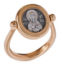 Перстень с иконой «Святая великомученица Татиана» 